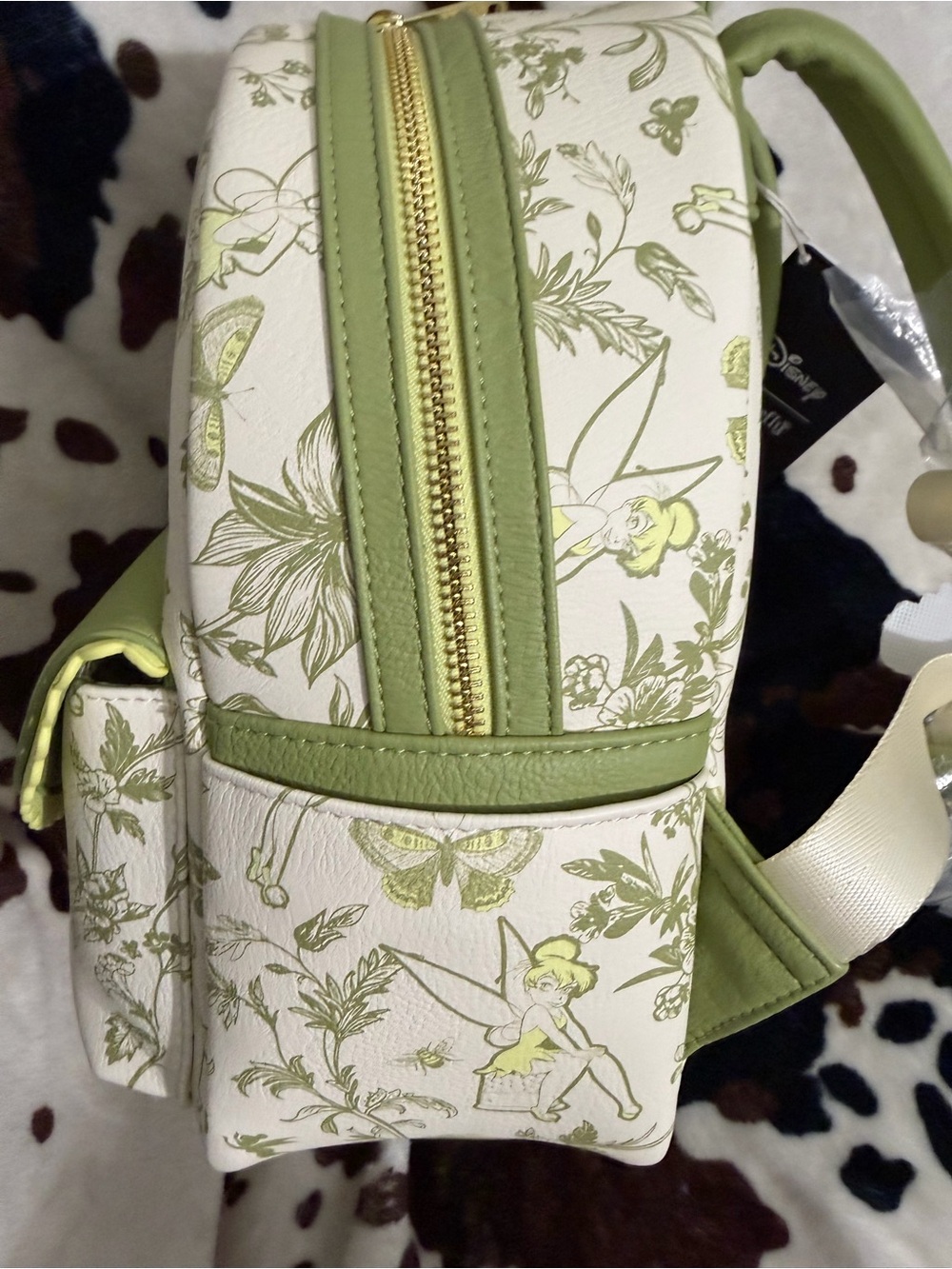 Tinker Bell Green Mini Backpack - Picture 4 of 8